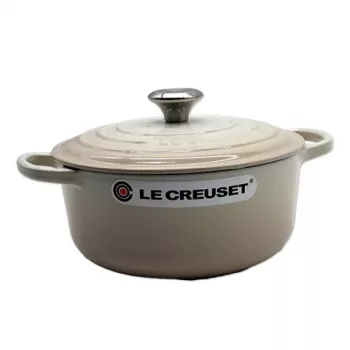 Le Creuset Signature apvalus kepimo indas baltas 20 cm