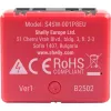 Shelly 1PM Mini Gen4 2 rinkinys – belaidė „Wi-Fi“ išmanioji relė su energijos matavimu, kompaktiškas modulis/DIN bėgiui