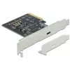 DeLOCK USB 3.2 Gen 2x2 PCIe 3.0 x4 adapteris, Low-Profile, 1 x USB-C (89036)