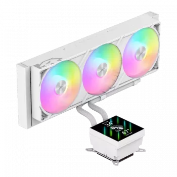 Gamemax GLACIER 360 LCD WH skysčio aušintuvas procesoriui | Intel, AMD