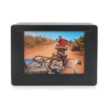 Easypix GoXtreme Enduro Black - veiksmo kamera - montuojama - 4K / 30 kadrų per sekundę - 8 MP - Wi-Fi - atspari vandeniui iki 30 m - Juoda