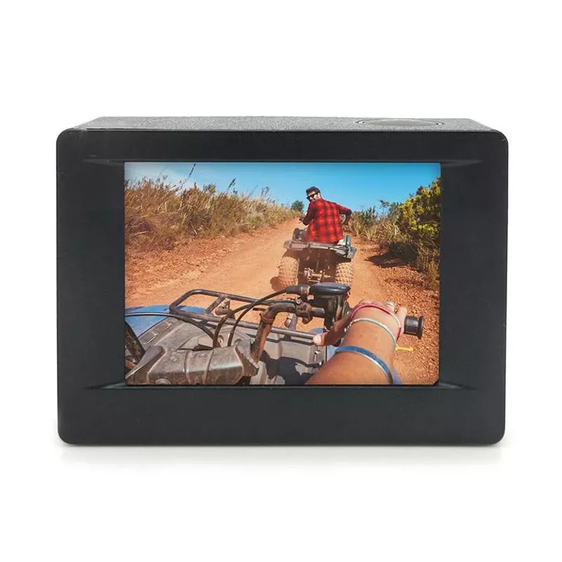 Easypix GoXtreme Enduro Black - veiksmo kamera - montuojama - 4K / 30 kadrų per sekundę - 8 MP - Wi-Fi - atspari vandeniui iki 30 m - Juoda