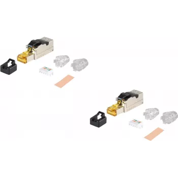 RJ45 Cat.8.1 tinklo jungtis ShiverPeaks BS08-45001-2 metalinis lauko montavimui