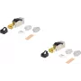 RJ45 Cat.8.1 tinklo jungtis ShiverPeaks BS08-45001-2 metalinis lauko montavimui