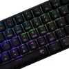 Mechaninė klaviatūra White Shark Shinobi-2 mėlyni jungikliai juoda JAV išdėstymas