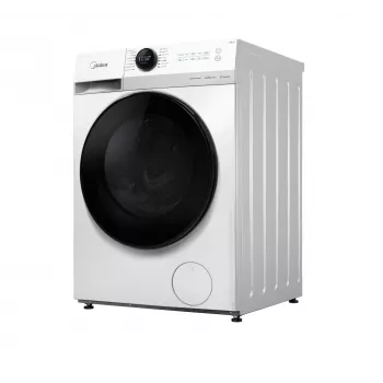 Skalbimo mašina Midea MF200W80WB/W-HR, priekinė pakrova, 8 kg, 1400 aps./min., LCD, garo funkcija, 60 cm pločio