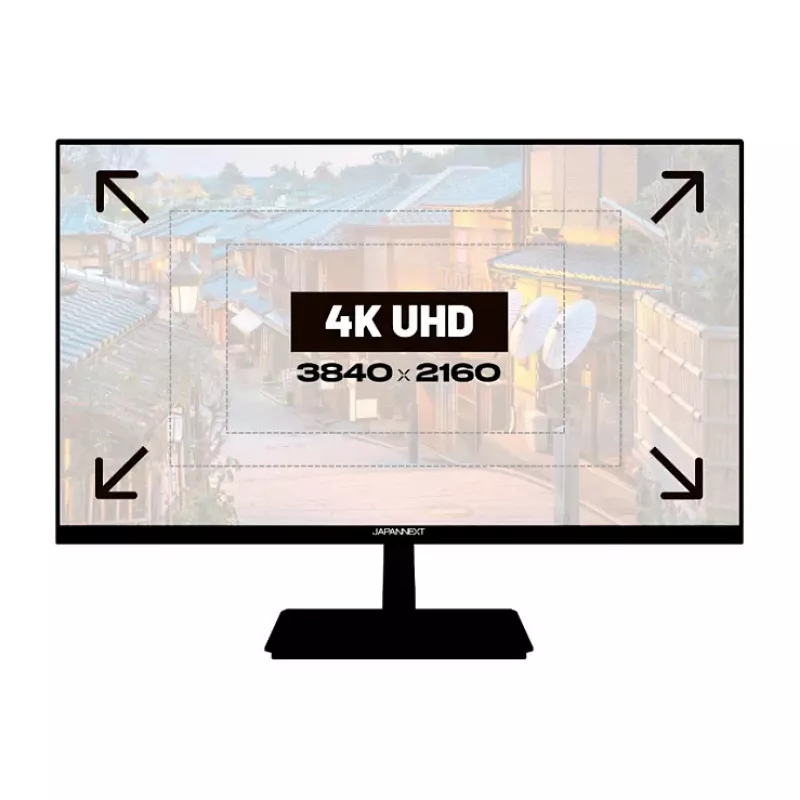 JAPANNEXT JN-I280UHD60F-P 28 colių 4K UHD monitorius, IPS, 3840x2160, 5 ms, 60 Hz, AMD FreeSync, HDMI, DisplayPort
