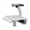 Ergotron Tablet Cart SV10 – Planšetinis vežimėlis planšetei / klaviatūrai, metalinis, baltas, aliuminis, iki 30,5 cm (12 colių) ekranui