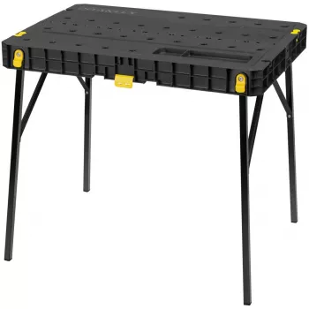 Sulankstomas darbo stalas Stanley STST83492-1 juodas, 320 kg apkrova, 850 mm plotis