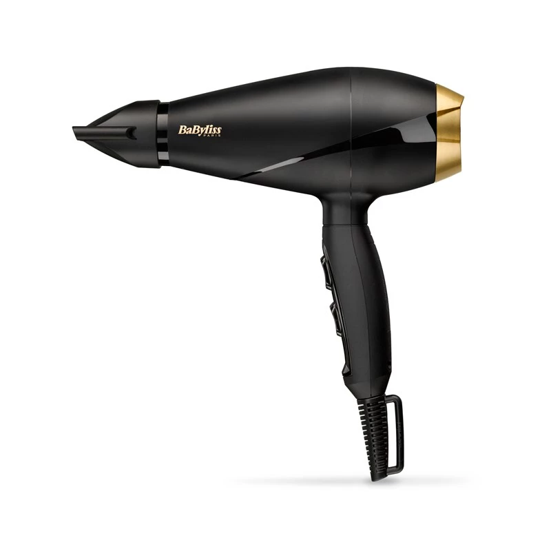 BaByliss 6704E plaukų džiovintuvas 2000 W juodas, auksinis