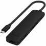Satechi 7-in-1 USB-C Slim Multiport Adapter su Ethernet (USB-C PD, 2x USB-A, HDMI 4K, Ethernet, micro/SD kortelių skaitytuvas) (Juoda)