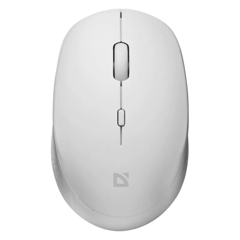 Belaidė pelė tyliu spragtelėjimu AURIS MB-027 800/1200/1600 DPI balta