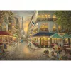 Medinis dėlionė Thomas Kinkade Studios: Paryžiaus peizažas (1000 dalių)