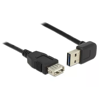 USB laidas DeLOCK 1m USB 2.0-A į USB 2.0-A juodas