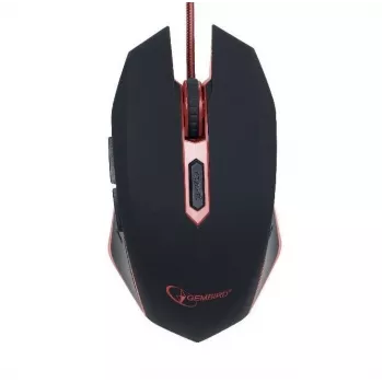 GEMBIRD MUSG-001-R Žaidimų USB optinė pelė, raudona