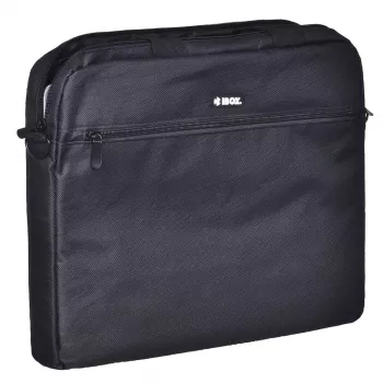Dėklas nešiojamam kompiuteriui iBOX TN6020, 39,6 cm (15,6 colio), nailonas, juodas, su petneša