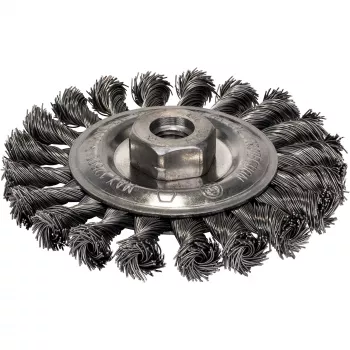 Bosch Heavy for Metal 2608622059 pintas vielinis šepetys šlifuokliui, Ø 115 mm, 0,5 mm plieninė viela, M14