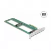 DeLOCK PCI Express 4.0 x8 kortelė su 2 vidiniais U.2 NVMe SFF-8639 prievadais (bifurkacija)