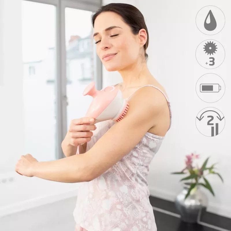 Medisana AC 950 masažuoklis nuo celiulito, rožinio aukso ir baltos spalvos