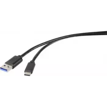 Renkforce RF-4535906 USB laidas 1,8 m USB 3.2 Gen 1 (3.1 Gen 1) USB A USB C juodas (RF-4535906)