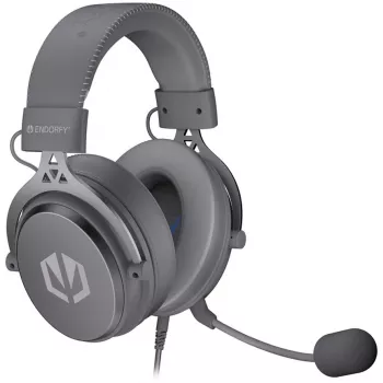 Ausinės ENDORFY VIRO Plus USB Alt Gray, žaidimų, tamsiai pilkos, USB-A, 3,5 mm lizdas, 7.1 virtualus garsas