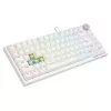 Savio ASTRAL WHITE JADE klaviatūra žaidimams USB QWERTY US International