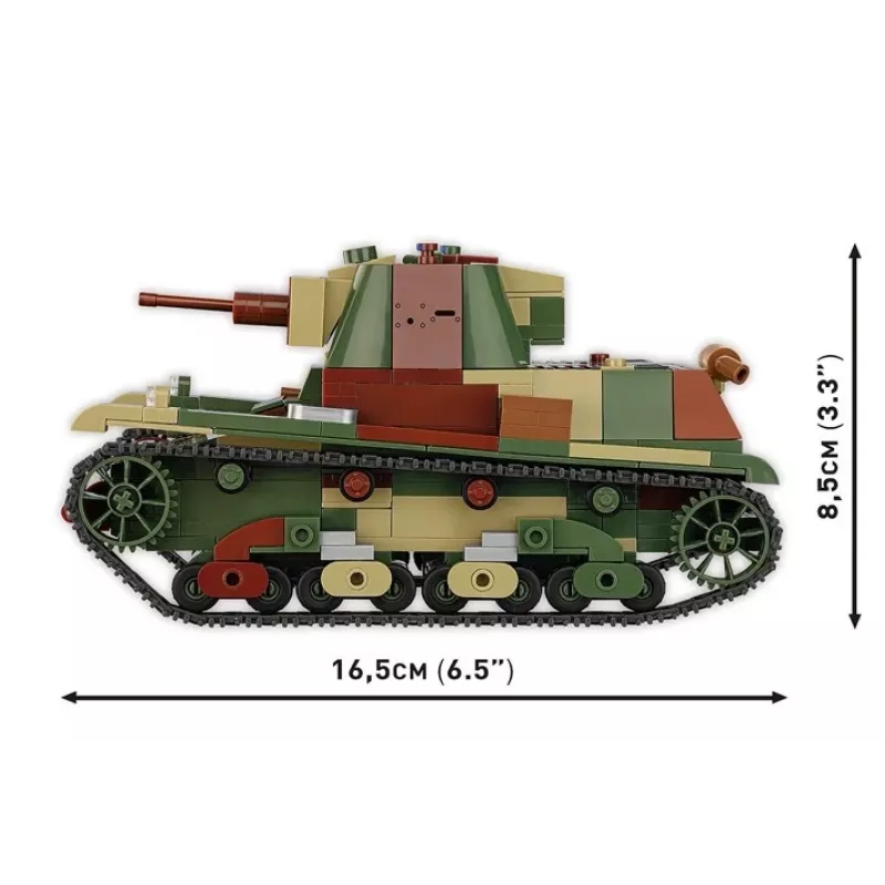 Cobi Konstrukciniai Blokeliai Lengvasis Tankas 7TP, 669 dalių, COBI-2661