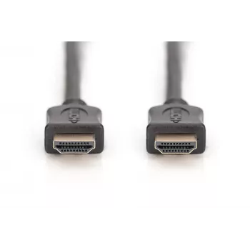 Assmann HDMI High Speed jungiamasis laidas, tipas A M/M, 10,0 m, su Ethernet, atitinka HDMI 1.4, UL, juodas, auksuoti kontaktai (AK-330107-100-S)
