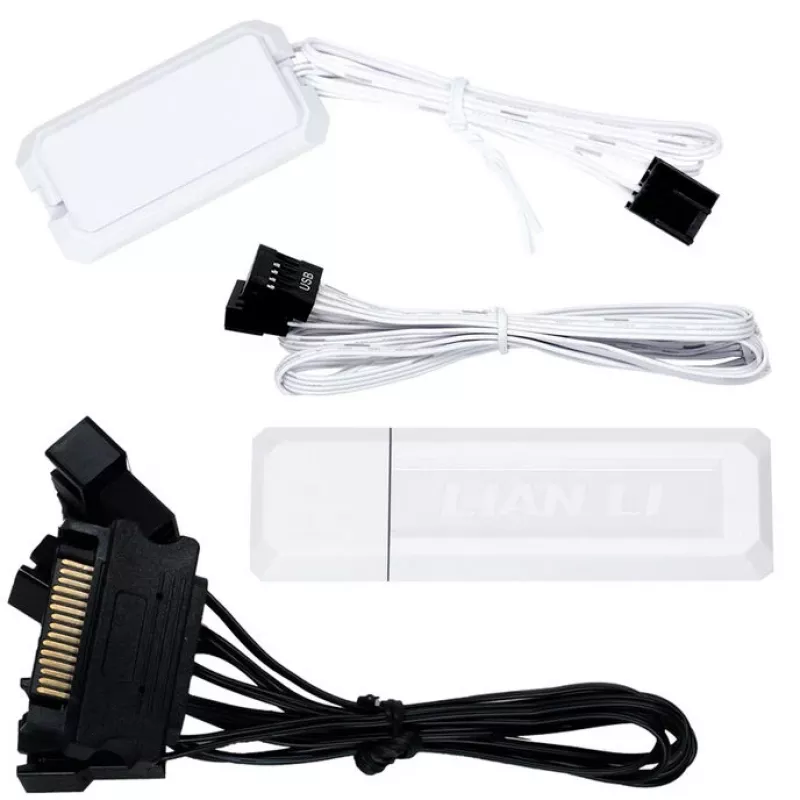 LIAN LI UNI FAN TL Wireless 120mm ARGB Reverse Blade 3 vnt. komplektas Baltas