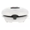 Vaflinė Adler AD 3038 – vienas apvalus vaflis, 1500 W, reguliuojamas termostatas, nelipnios plokštės, pilka/balta