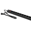 Qoltec aliumininis PDU stelažui | 16A | 16 x Schuko | Vertikalus | 1,8 m