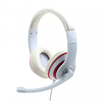 Ausinės stereo baltos/mėlynos MHS-03-WTRD Gembird