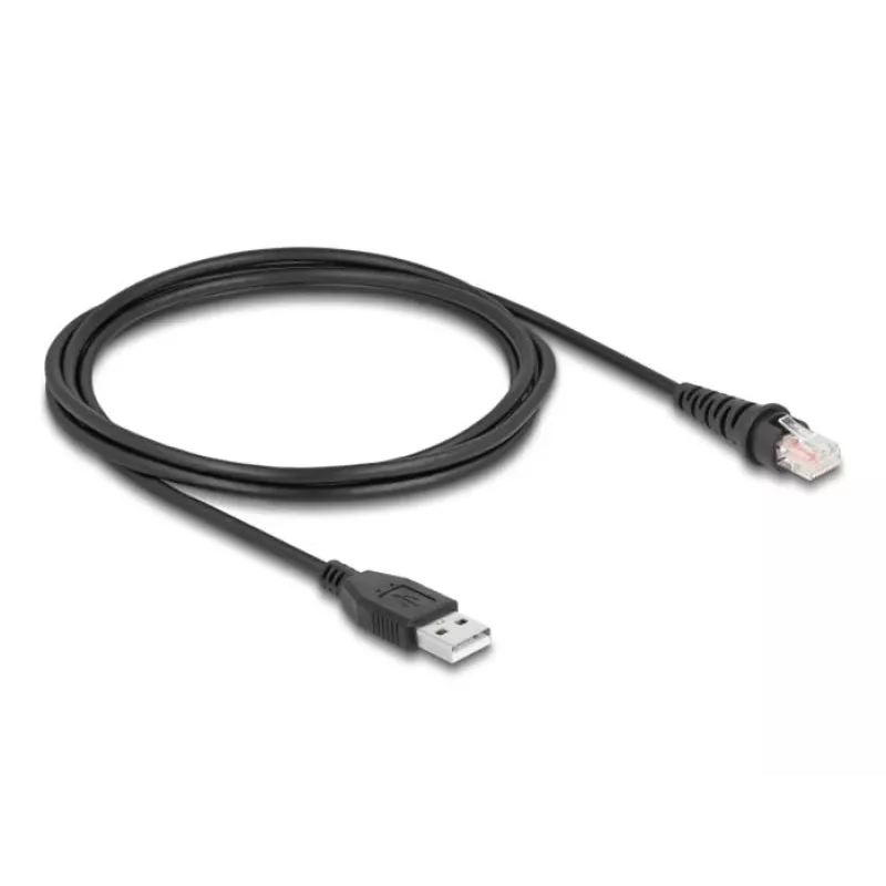 DeLOCK RJ50 į USB 2.0 Type-A laidas brūkšninių kodų skaitytuvui, 2 m