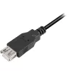USB laidas Sharkoon USB 2.0 0,5 m juodas