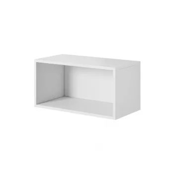 Atvira lentyna spintelė Cama Meble ROCO RO4 75×39×37 cm balta, pastatoma ant grindų