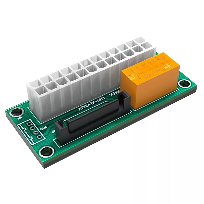 Adapterio plokštė Akasa AK-CBPW28-KT02 24 kontaktų ATX į SATA maitinimo jungtį