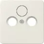 JUNG 561SAT dengiamoji plokštelė antenos lizdui ST550 DIN45330 ir SAT-TV-Std., balta