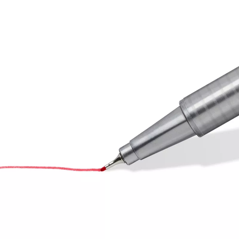 Plonas rašiklis “Fine Liner” Staedtler Triplus 334 R-3BK4 mėlynas, 4 vnt.