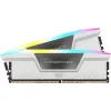 Corsair Vengeance RGB 32 GB DDR5-6400 (2x 16 GB) dviejų modulių rinkinys, balta, CMH32GX5M2B6400C32W