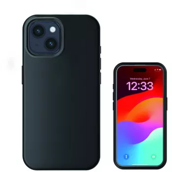 Korpusas 4smarts 540582 „iPhone 15 Plus“ 6,7 colio, silikoninis, juodas