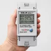 Energijos skaitiklis QOLTEC vienfazis DIN bėgelis 230V (MPN 50979)