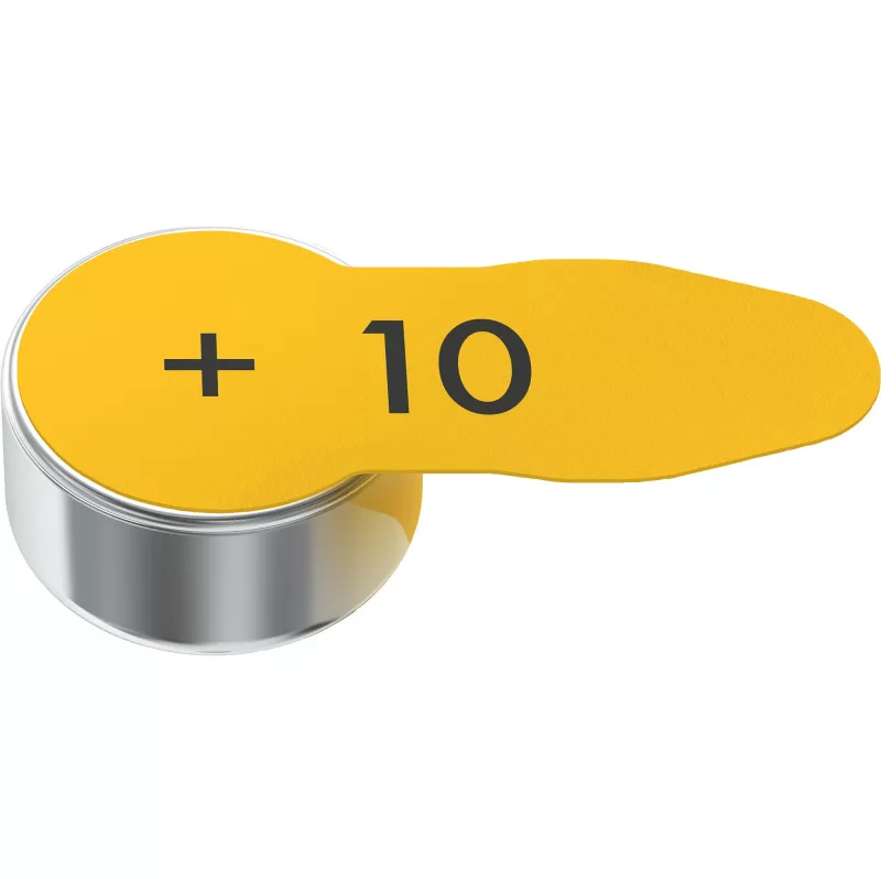 Vienkartinė baterija Varta 10 PR70 Cinko-oro, 3,5 mm aukštis, 5,8 mm skersmuo