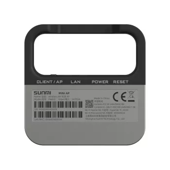 SUNMI Mini AP – belaidžio tinklo prieigos taškas, Wi‑Fi 802.11ah, WPA3, USB‑C