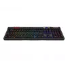 Mechaninė žaidimų klaviatūra MSI Strike Pro W Silent US išdėstymas, RGB foninis apšvietimas, laidas, tylūs lytėjimo jungikliai
