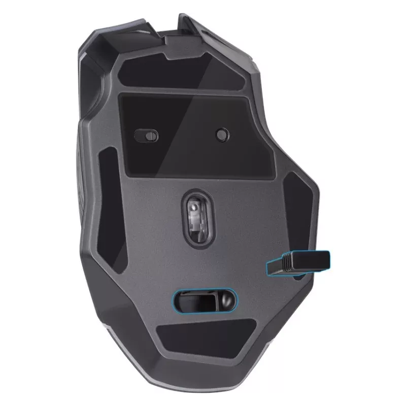 Bevielė žaidimų pelė DEFENDER URAN GM-503 Optic RF RGB 3200dpi 8P