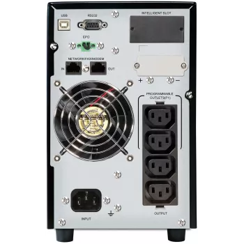 PowerWalker VFI 1500 CG PF1 nepertraukiamo maitinimo šaltinis (UPS) dvigubo keitimo (Online) 1,5 kVA 1500 W 4 AC lizdai