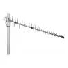 Poynting Antennas LTE/GSM stiebo antena A-LPDA-0092 sidabrinė SMA (M) LoRa Helium 11dbi Yagi/stiebo antena SMA vyriška 7m kabelis