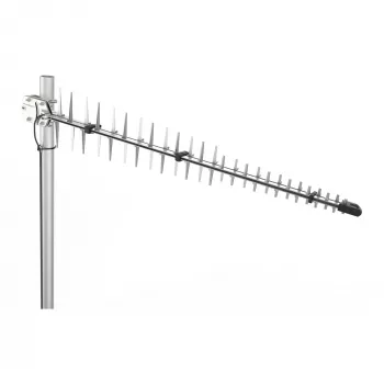Poynting Antennas LTE/GSM stiebo antena A-LPDA-0092 sidabrinė SMA (M) LoRa Helium 11dbi Yagi/stiebo antena SMA vyriška 7m kabelis
