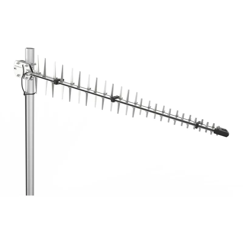 Poynting Antennas LTE/GSM stiebo antena A-LPDA-0092 sidabrinė SMA (M) LoRa Helium 11dbi Yagi/stiebo antena SMA vyriška 7m kabelis