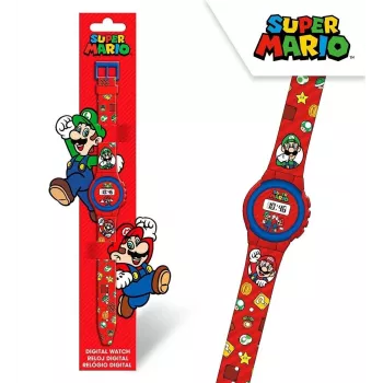 Vaikiškas laikrodis Kids Euroswan Super Mario – analoginis/digitalinis laikrodis GSM4234